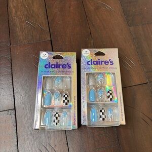 Claire's Press On Nails Vegan Coffin Shape - New in Box - Never‎ Opened